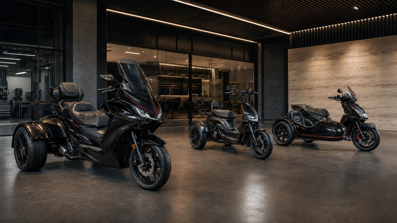 Ozimoto range showroom design concept