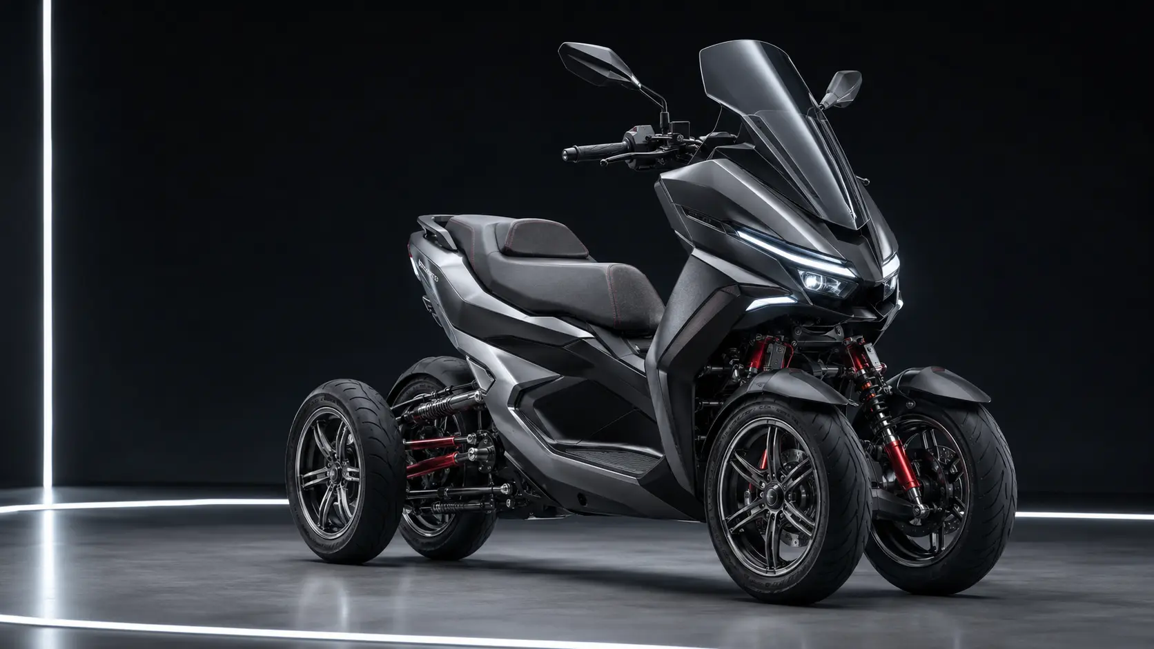 Ozimoto Yamaha Tricity-inspired multi-wheel design concept